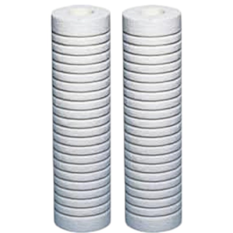 CFS â€“ Grooved Water Filter Cartridges Compatible with AP110-NP Models â€“ Remove Bad Taste & Odor â€“ Whole House Replacement Water Filter Cartridge â€“ 5 Micron â€“ White (2 Pack) - Image 1